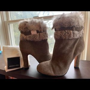 New Dolce Vita Fur Top Boots